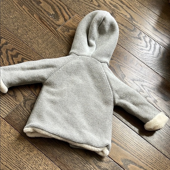 Tartine et Chocolat Plush Baby Jacket sweater knit gray 18 months baby unisex - Picture 12 of 16